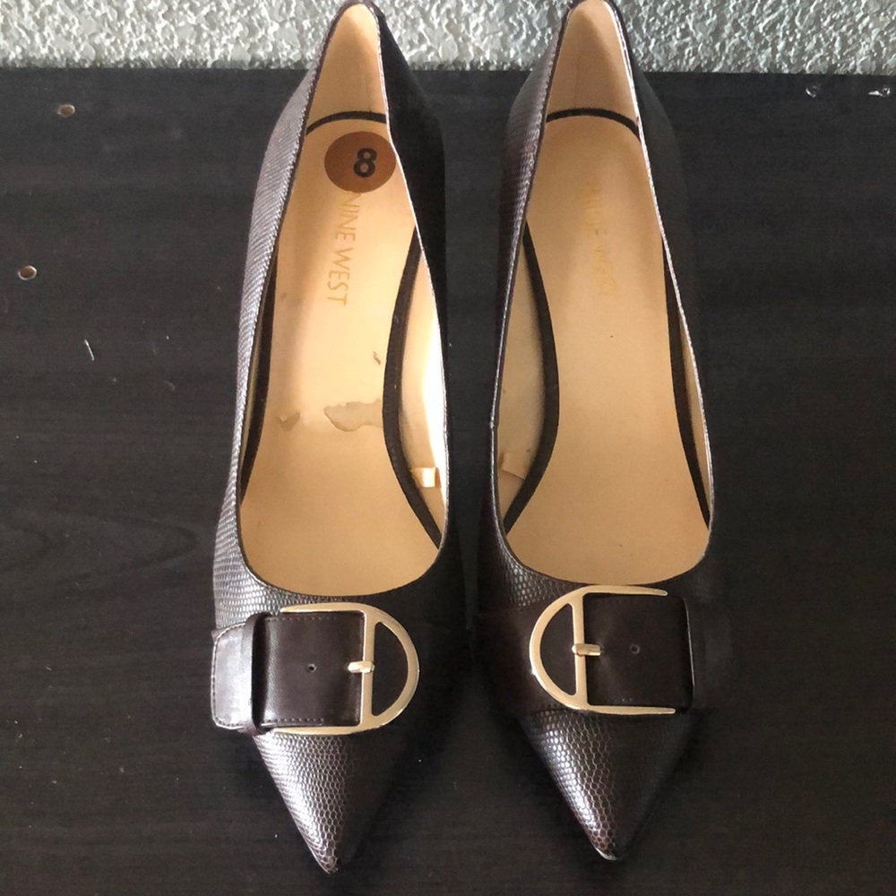 Nine West size 8 dark brown